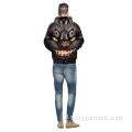 Ghost cat 3D digitale print hoodie